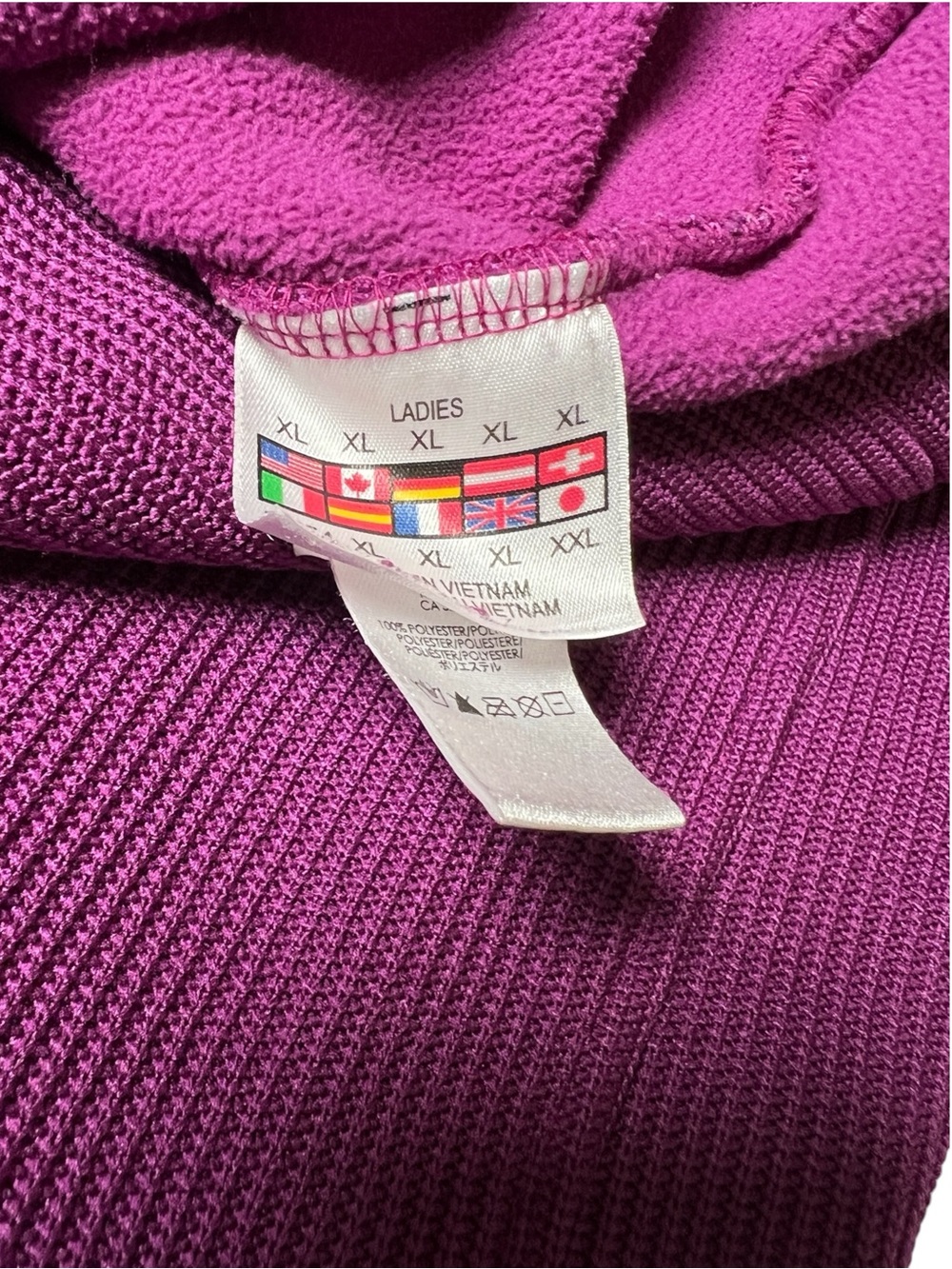 Spyder Purple Valor Half Zip Core Sweater Size XL - Picture 5 of 8
